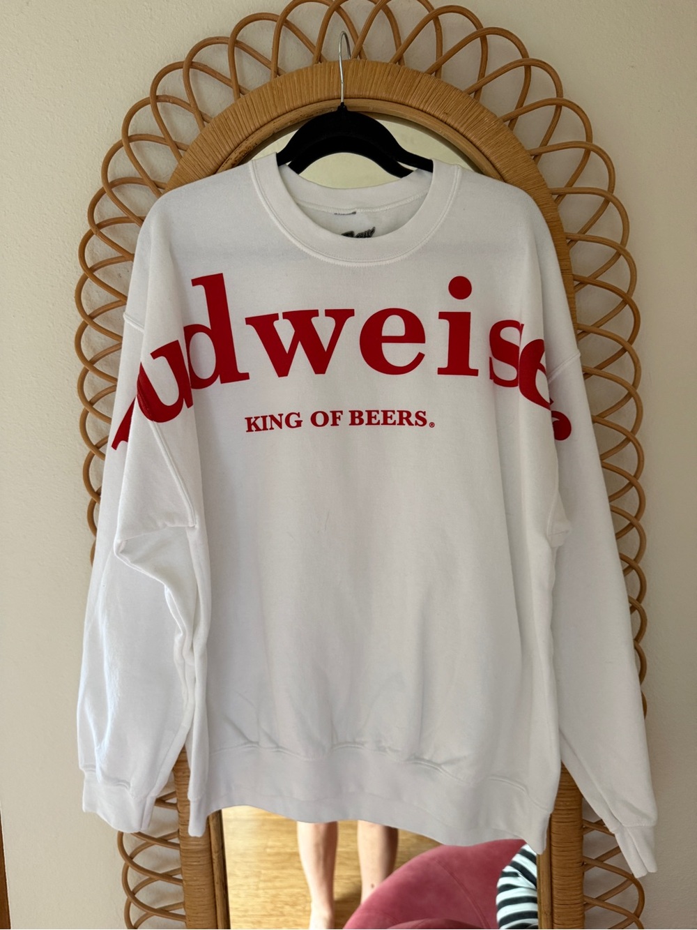 Budweiser Retro Crew Neck Sweatshirt, sz. XL